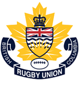 British Rugby Union crest with yellow crown, shield, and blue ribbon