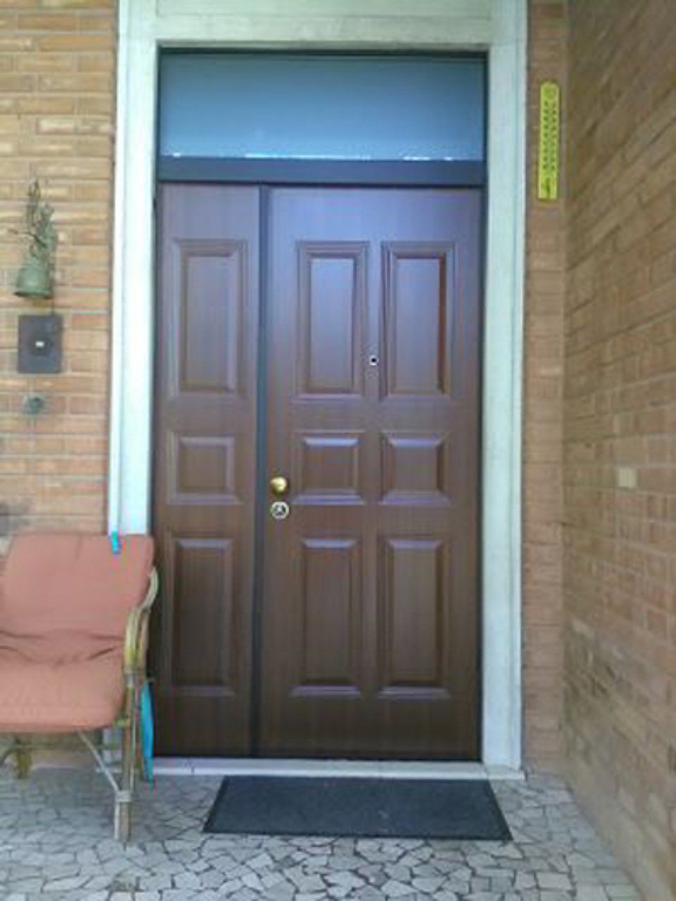 porta blindata in legno