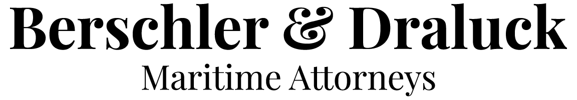 Berschler & Draluck Maritime Attorneys logo in black serif text on a white background