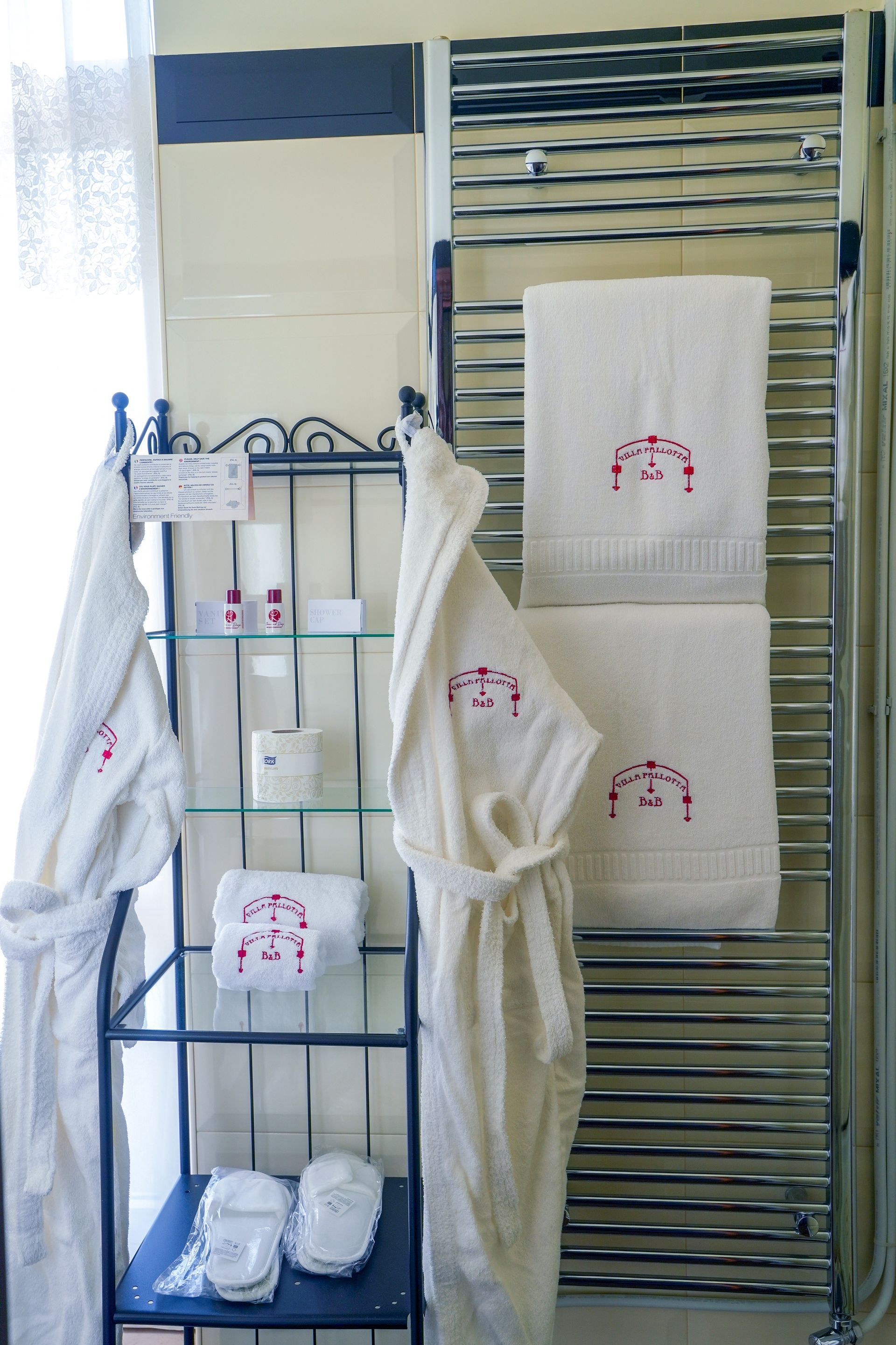 bagno in camera villa pallotta