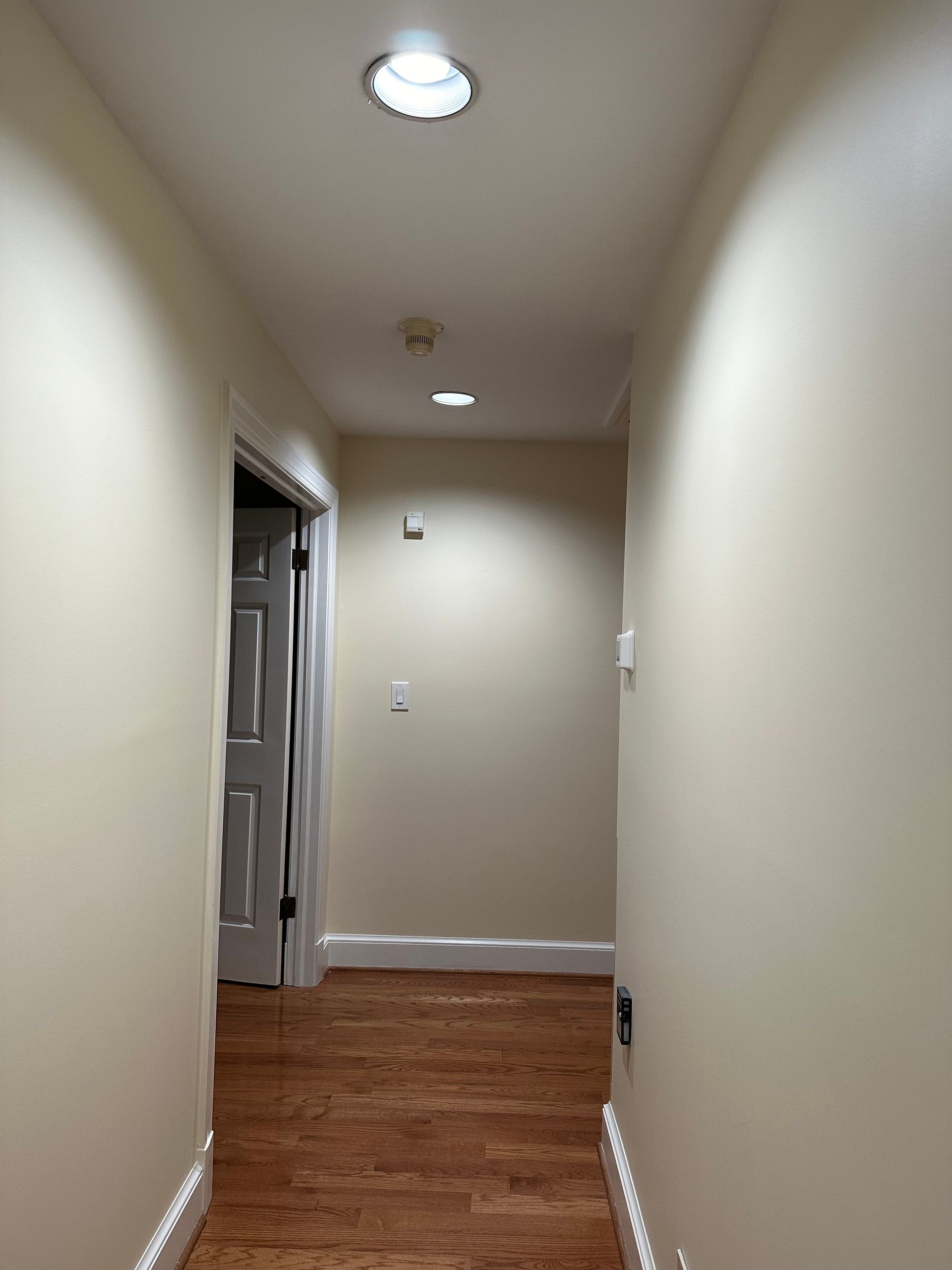 Painted hallway.