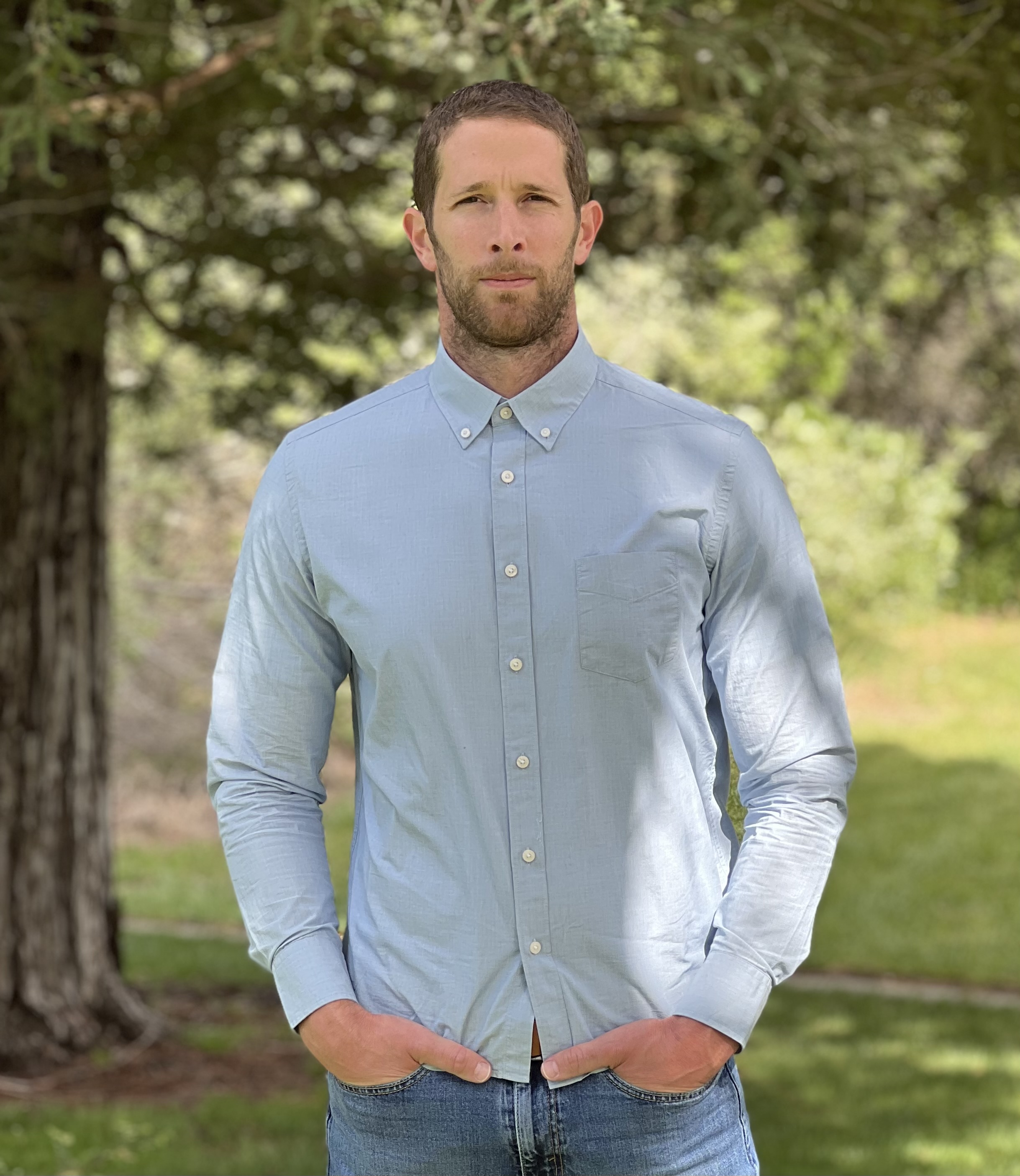 Engineer Wearing Red Hard Hat