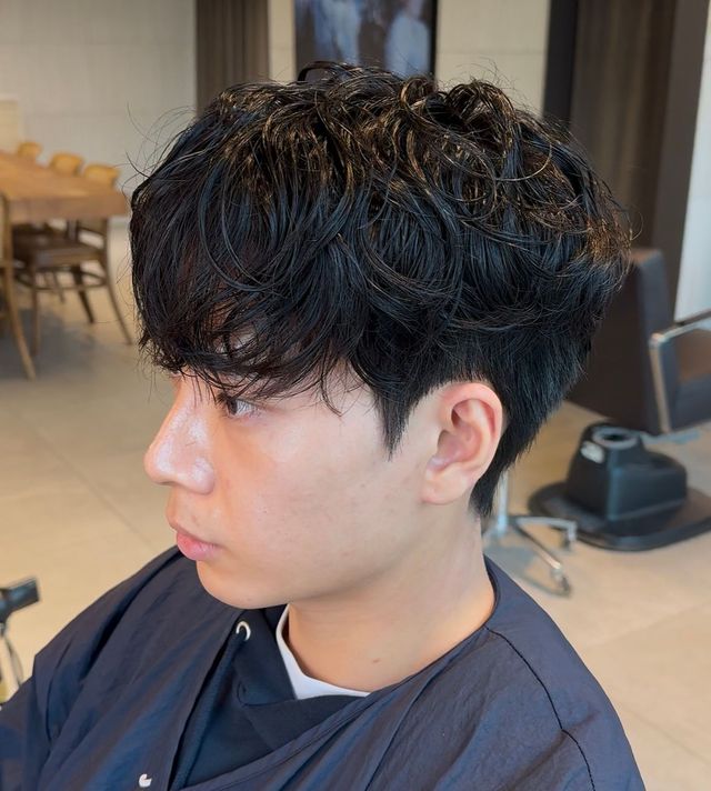 Korean hairstyle result at JUNO HAIR Gangnam Station