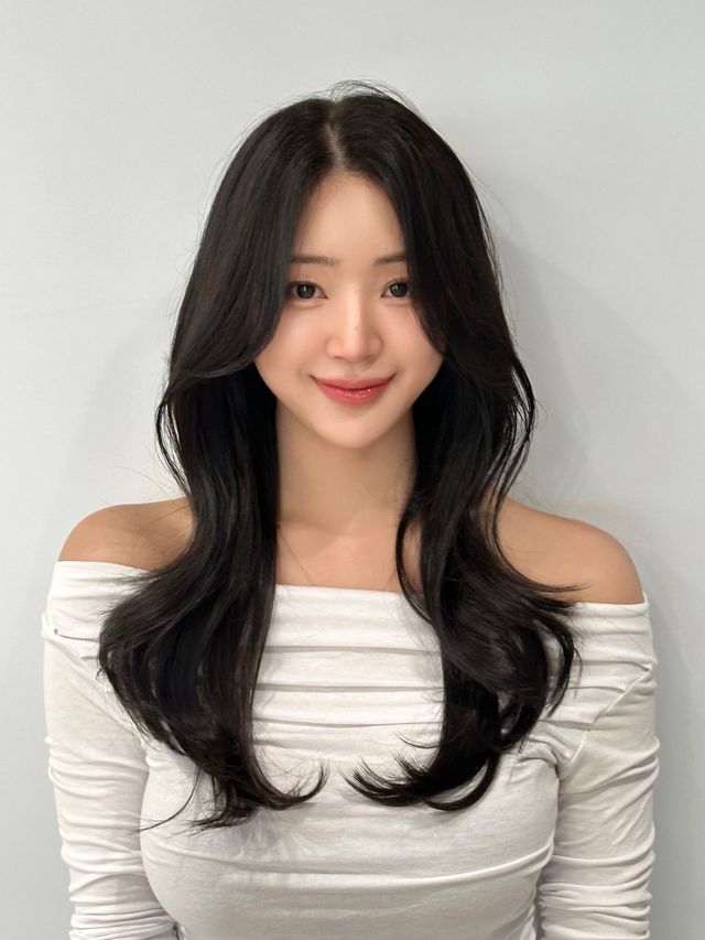 Korean hairstyle result at JUNO HAIR Gangnam Station