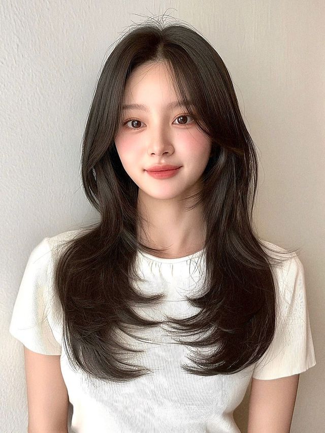 Korean hairstyle result at JUNO HAIR Gangnam Station