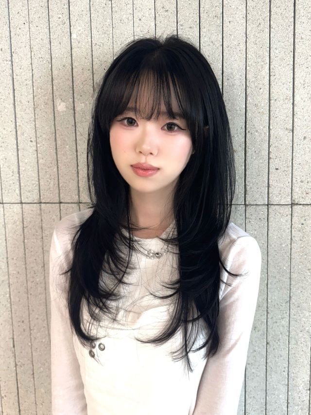 Korean hairstyle result at JUNO HAIR Gangnam Station