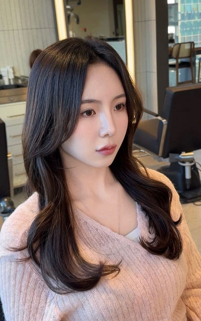 Korean hairstyle result at JUNO HAIR Gangnam Station