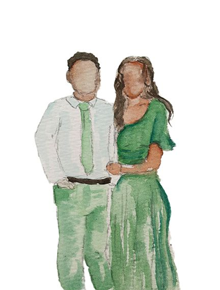 Guest Portrait Watercolour