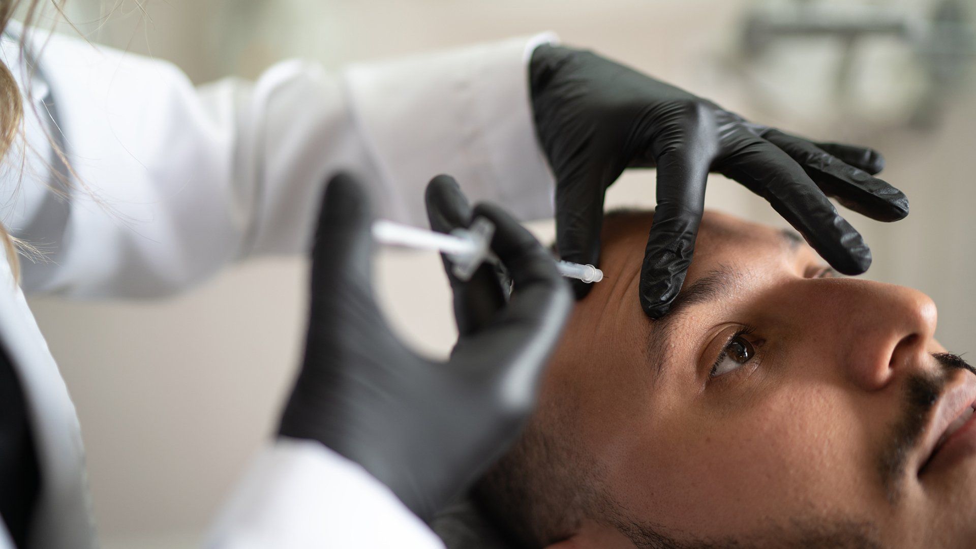 Dermal Fillers Procedure On Man — Redlands, CA — Aesthetic Skin And Laser