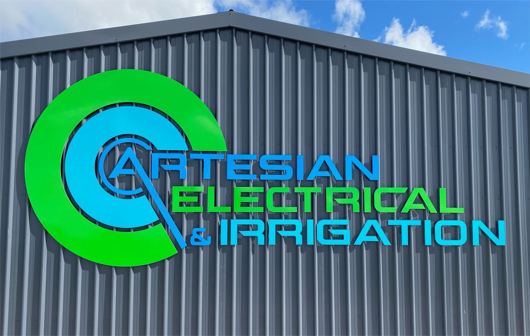 Artesian Electrical Shop Signage — Signage in Dubbo, NSW