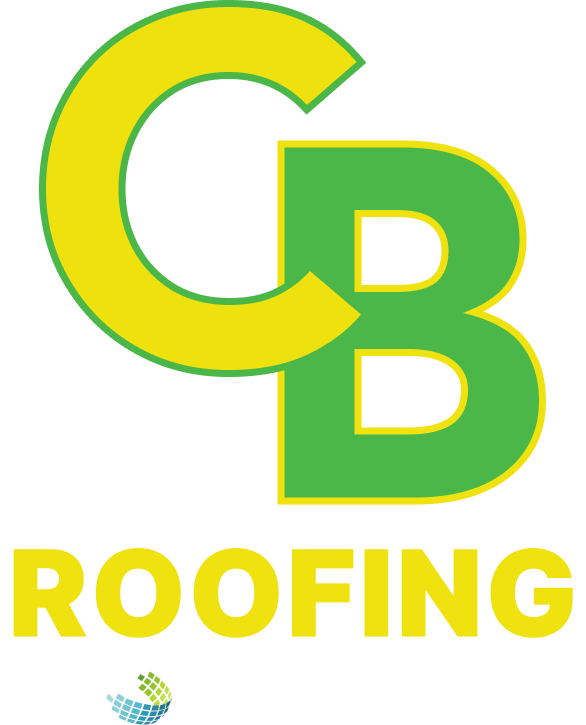 CB Roofing logo in logo in color.