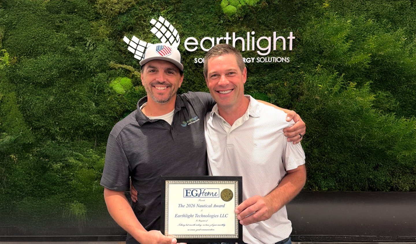 Earthlight Technologies solar installation crew on a rooftop