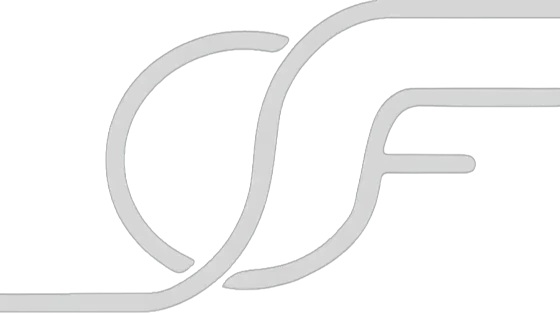 White stylized logo combining the letters "C" and "F".
