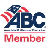 The logo for abc associated builders and contractors member
