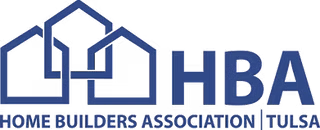 The logo for the home builders association in tulsa.