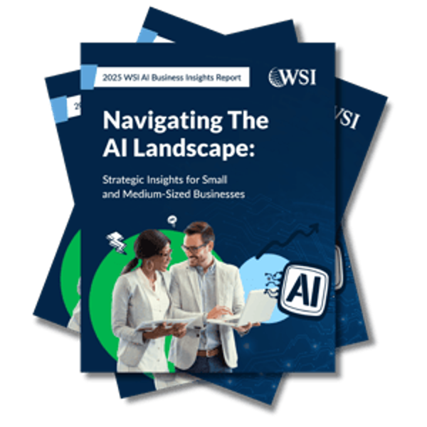 A book titled navigating the ai landscape strategic insights for small and medium sized businesses