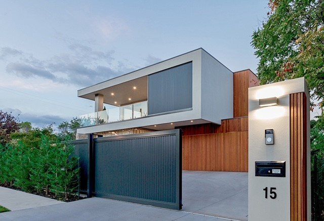 Custom House 2Door and Fixed Panel and Gate — Canberra, ACT — Capital Doorworks