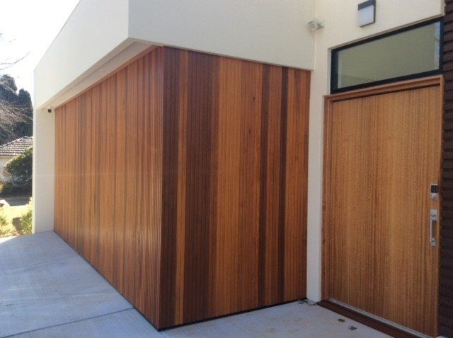 Gray Tilt Door — Canberra, ACT — Capital Doorworks Gray Tilt Door — Canberra, ACT — Capital Doorworks