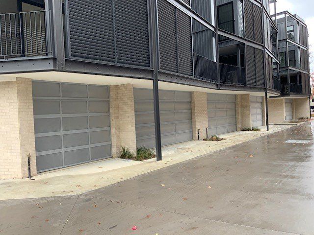 Townhouse Project Composite Sectional Doors — Canberra, ACT — Capital Doorworks