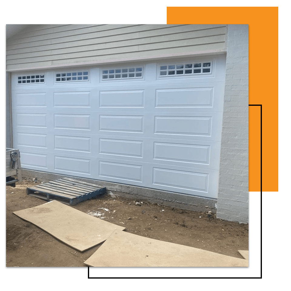 White Sectional Door — Canberra, ACT — Capital Doorworks White Sectional Door — Canberra, ACT — Capital Doorworks
