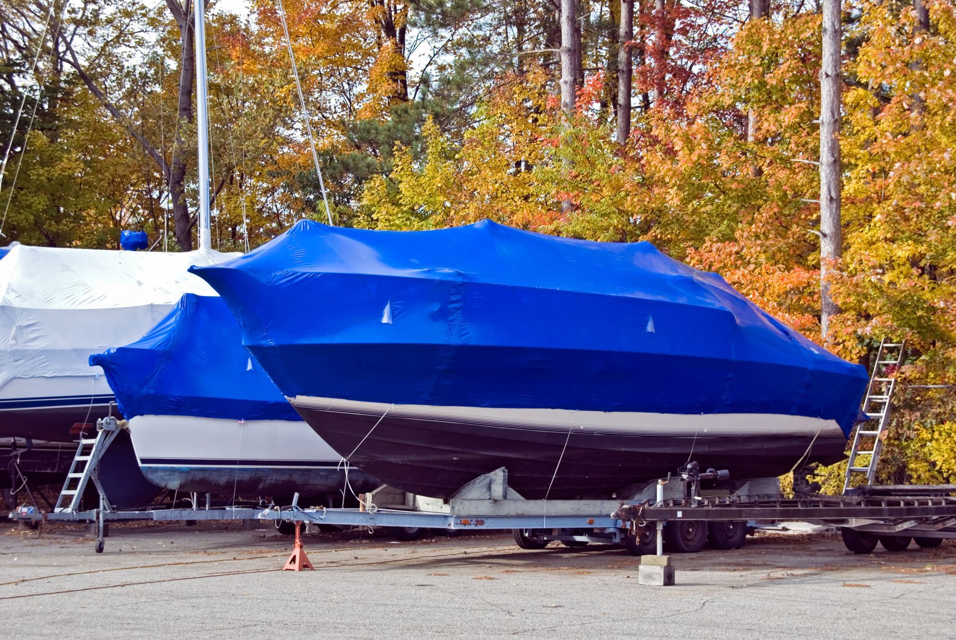 Boat Storage in Fort Irwin Marina Haliburton