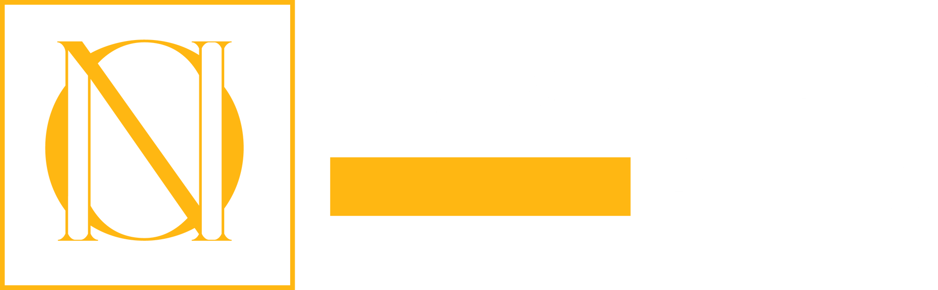 A yellow and white logo with the letter n in a square.