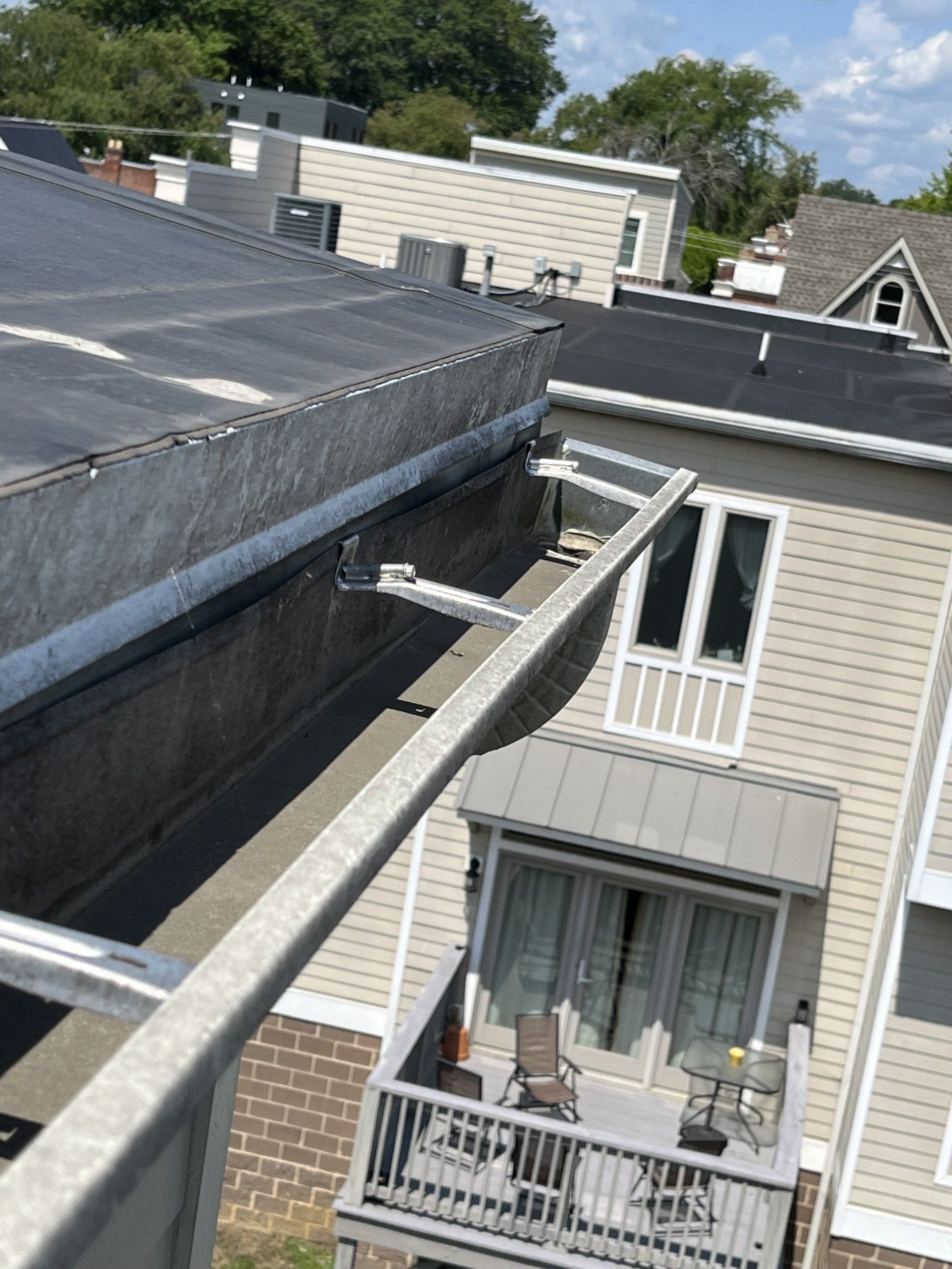 Image of gutter repair in Richmond VA.