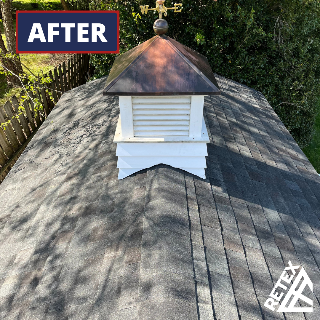 After image of RETEX roof replacement in Mechanicsville, VA.