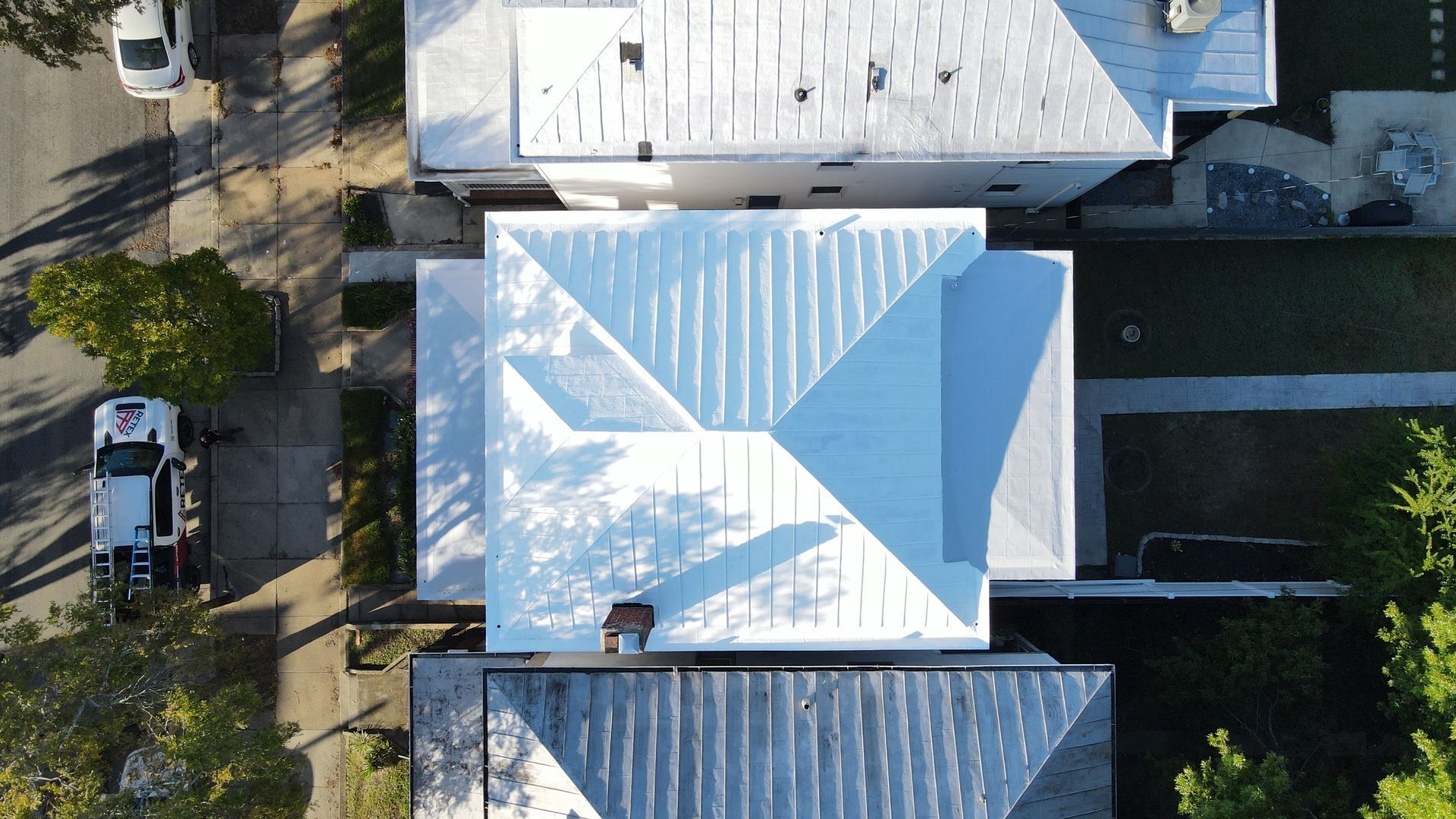 RETEX Metal Roof Recoating in Richmond VA.