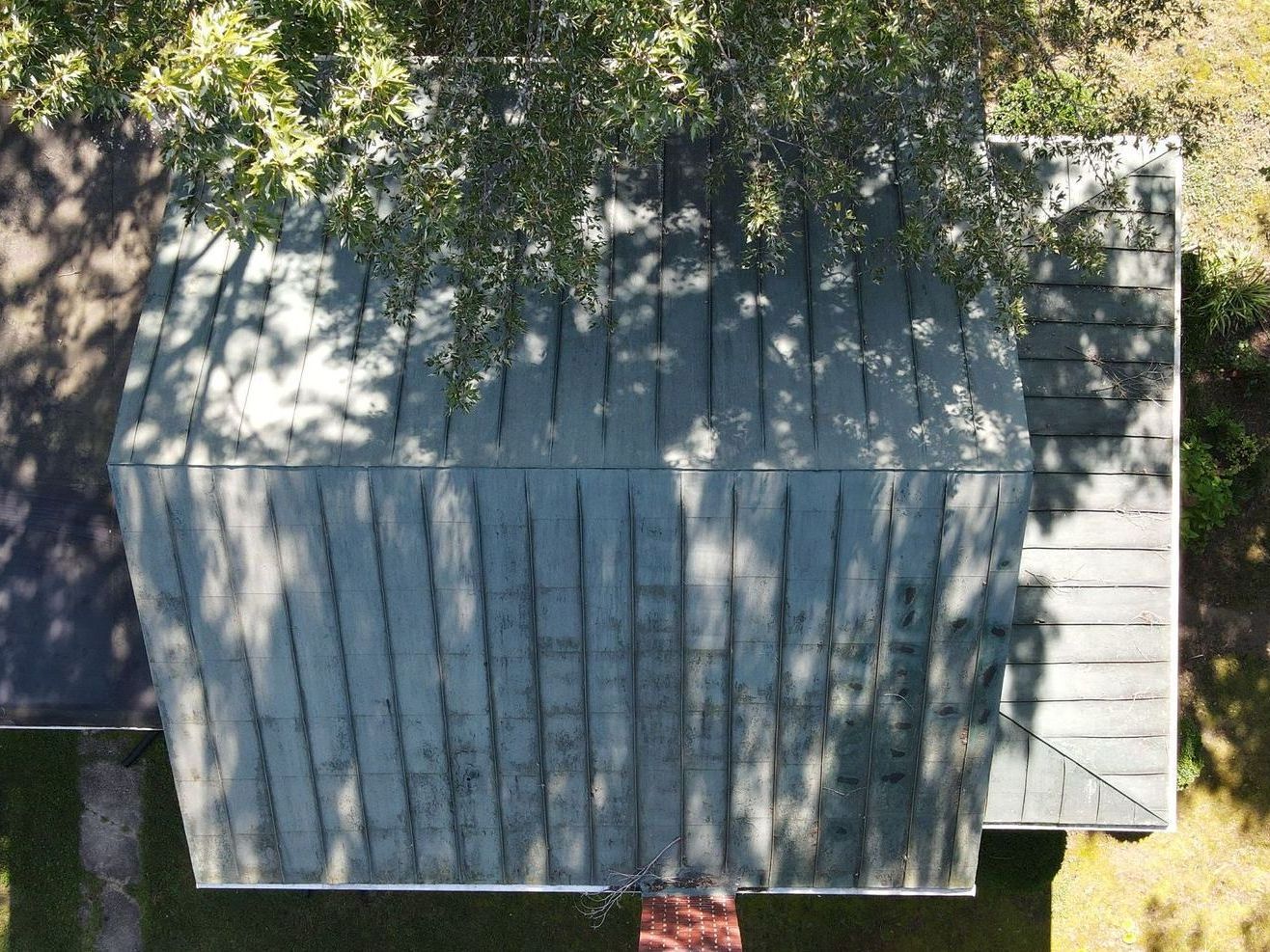 Before a Retex metal roof installation in Fredericksburg VA.