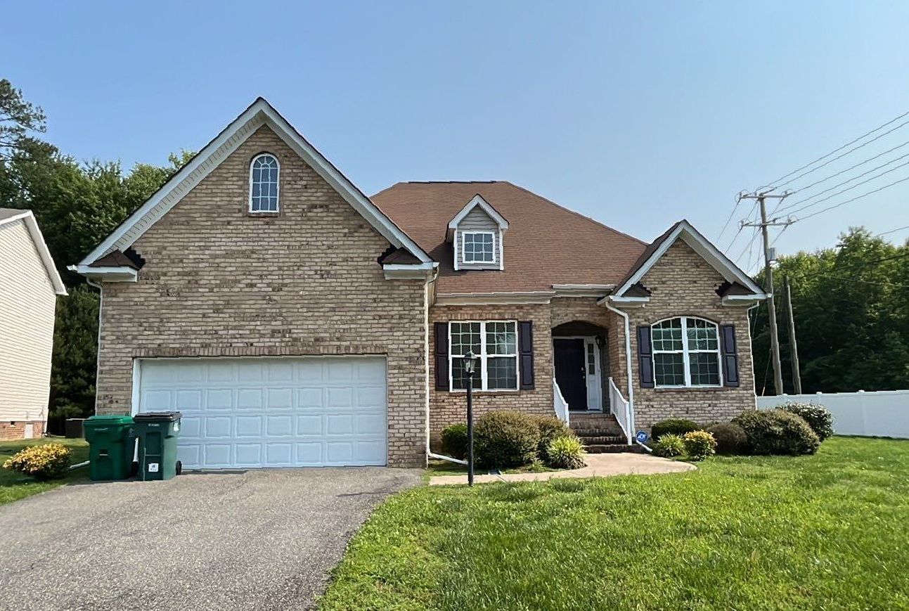 Before image of RETEX asphalt shingle roof replacement in Richmond VA 23223.