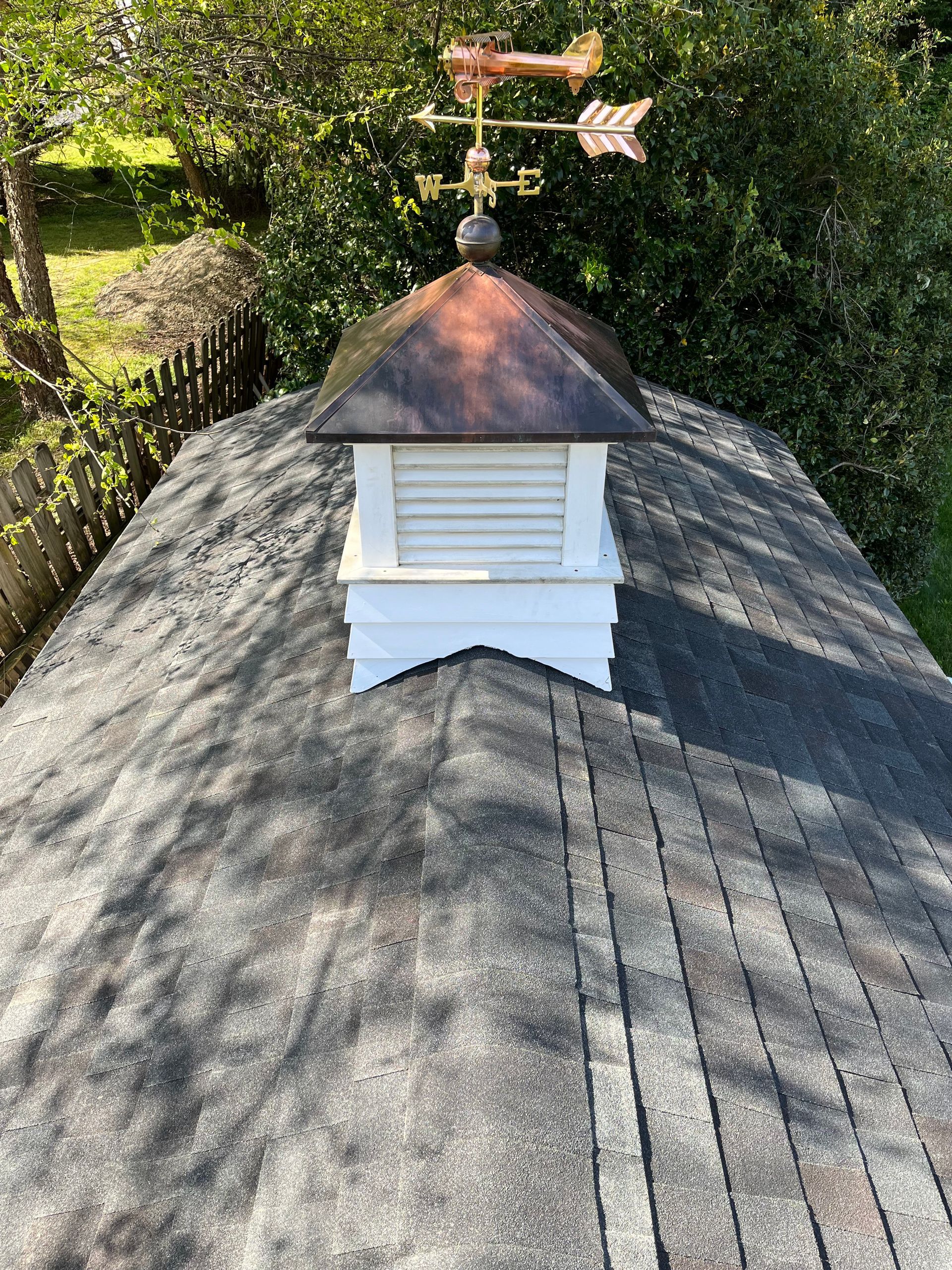 The after image of a Retex roof replacement in Mechanicsville VA 23111.