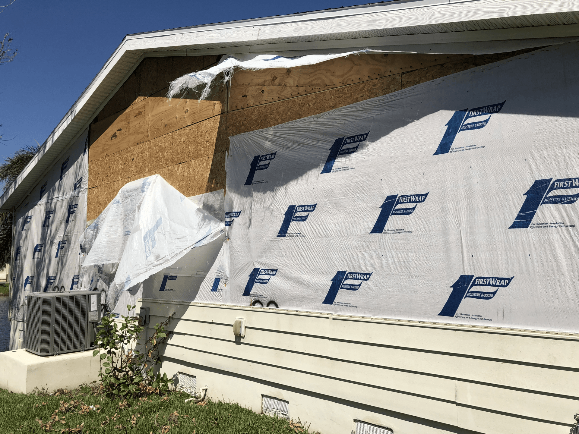 Image of hurricane damage in Port Charlotte, FL. Photo by RETEX's Josh Lewis.