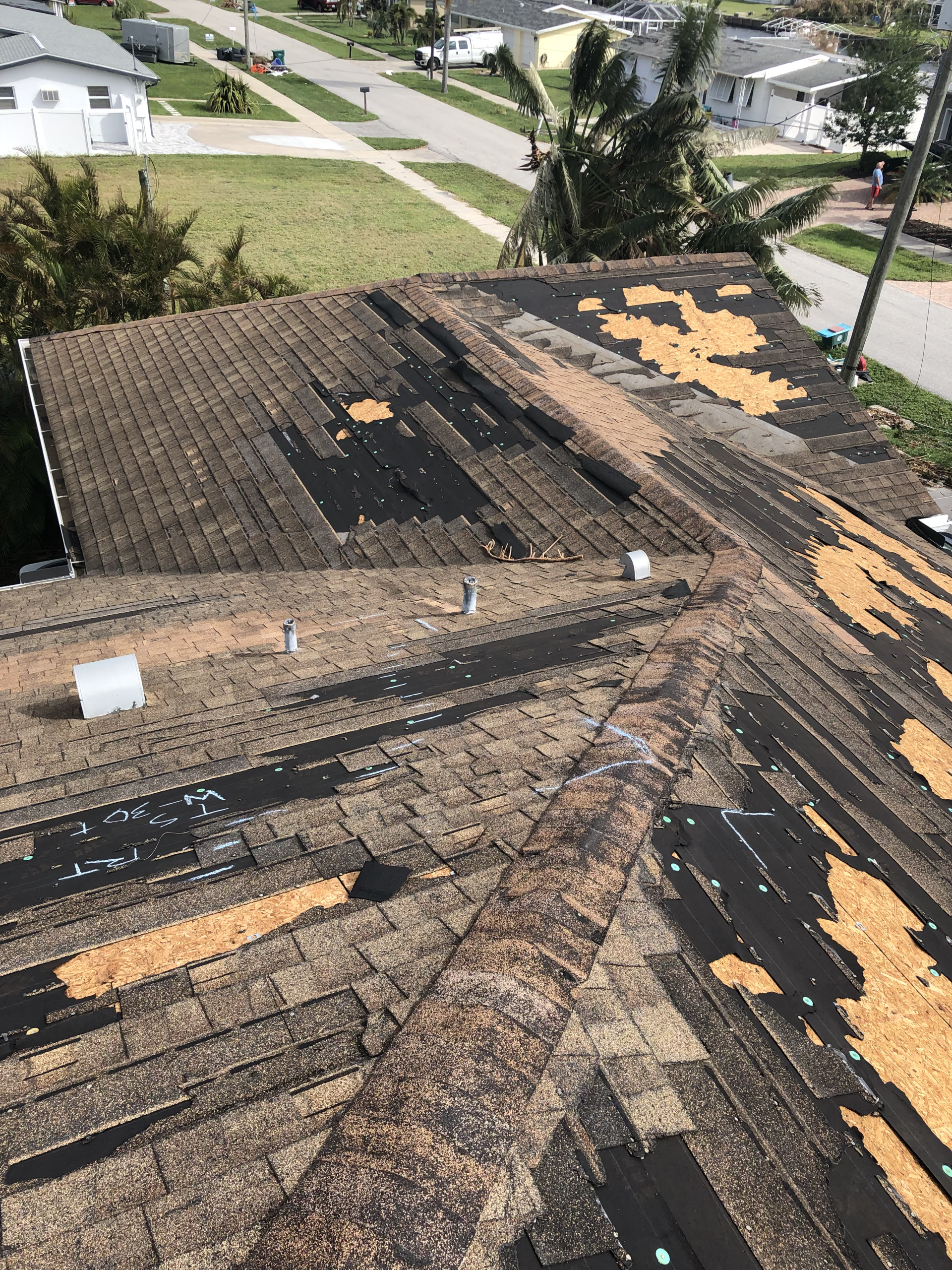 Image of hurricane damage in Port Charlotte, FL. Photo by RETEX's Josh Lewis.