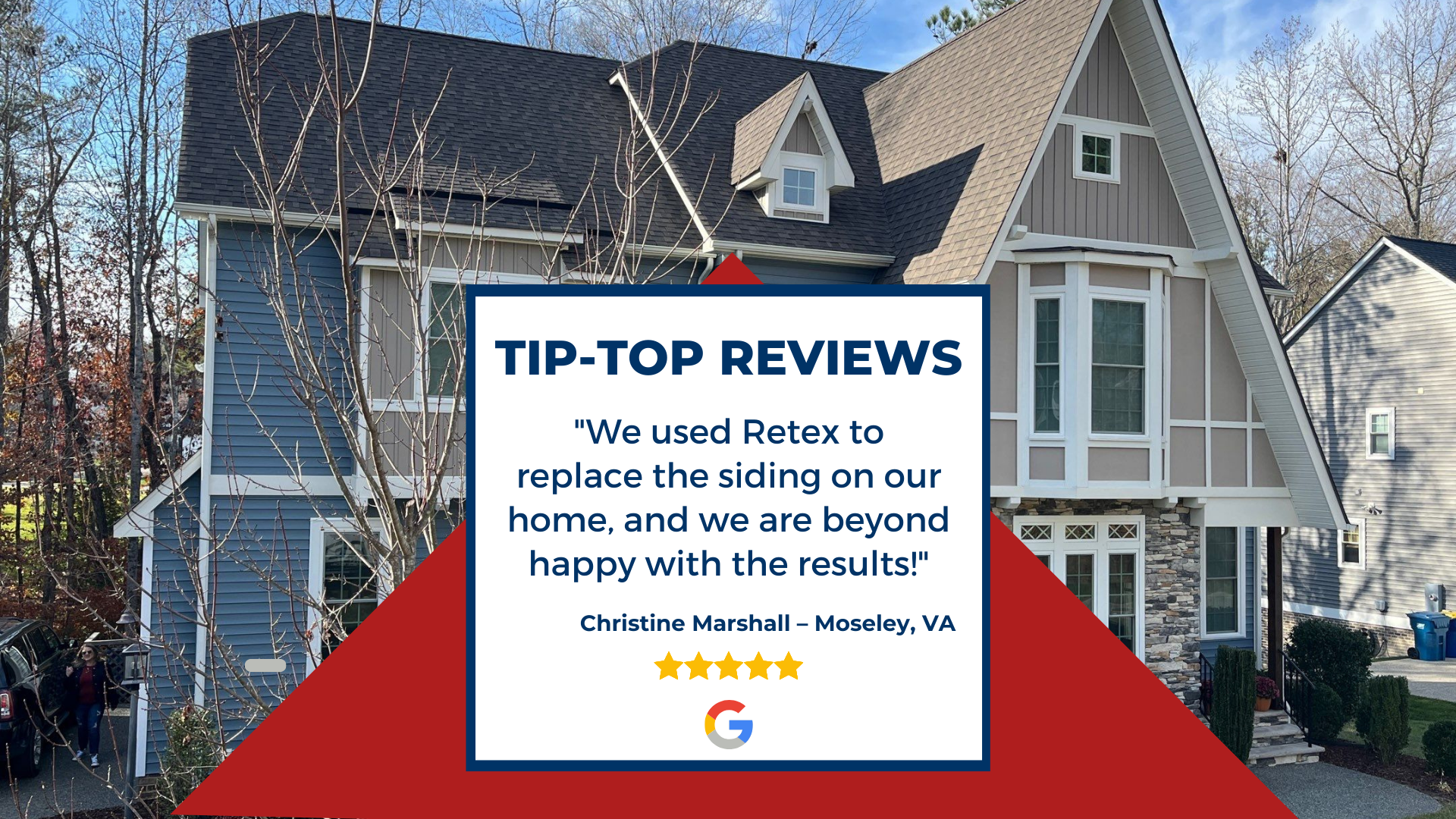 Client Google review: