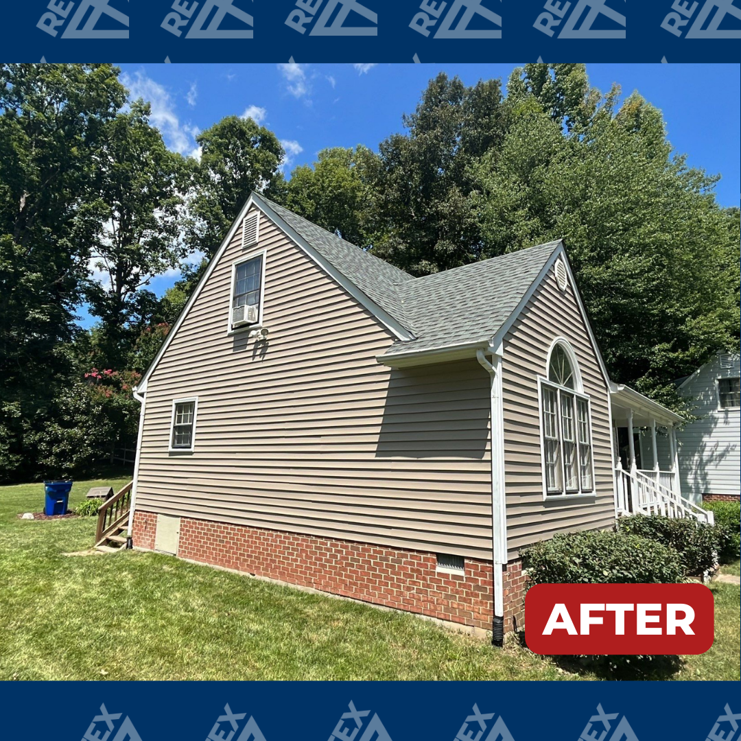 After image of RETEX vinyl siding replacement in Midlothian, VA 23112.