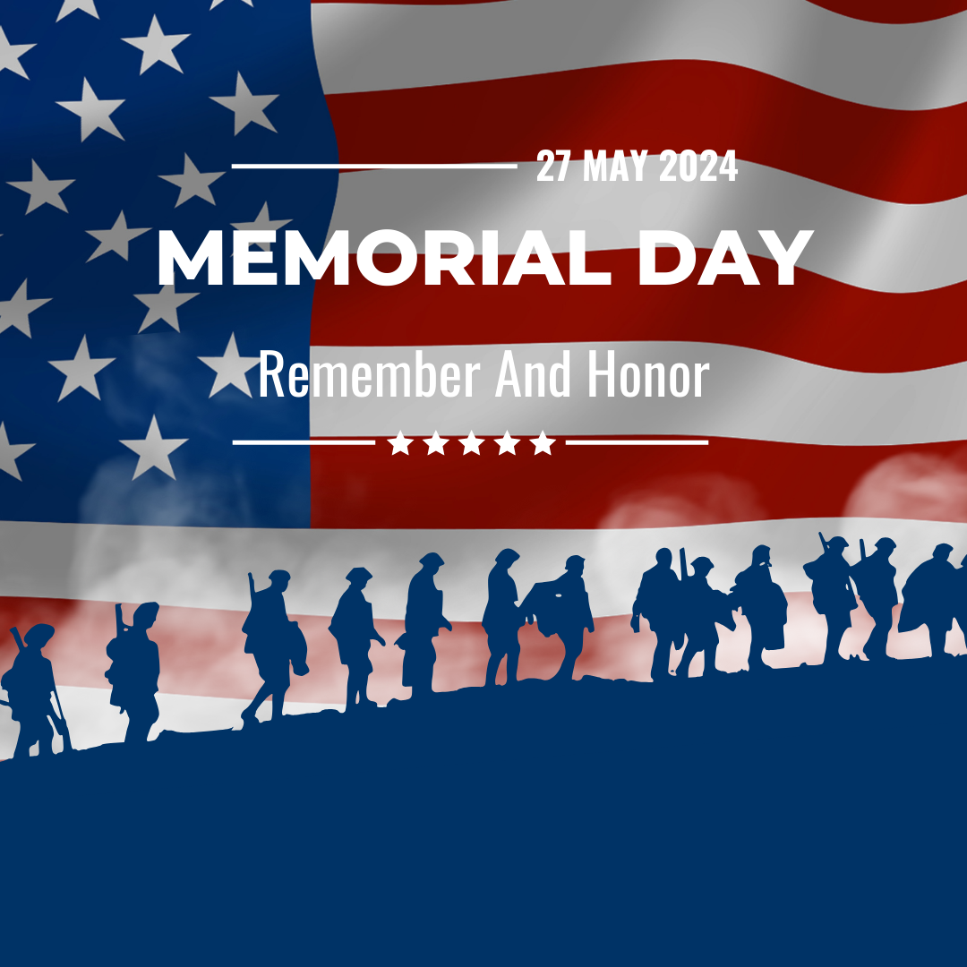 Graphic for Memorial Day – RememberAnd Honor.