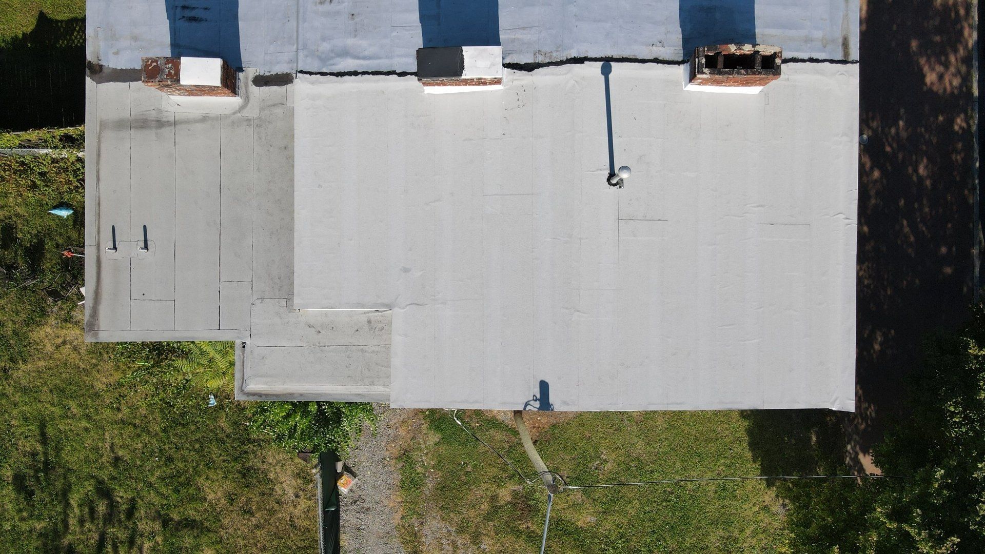 Image of RETEX Modified Bitumen flat roof replacement in Richmond VA.