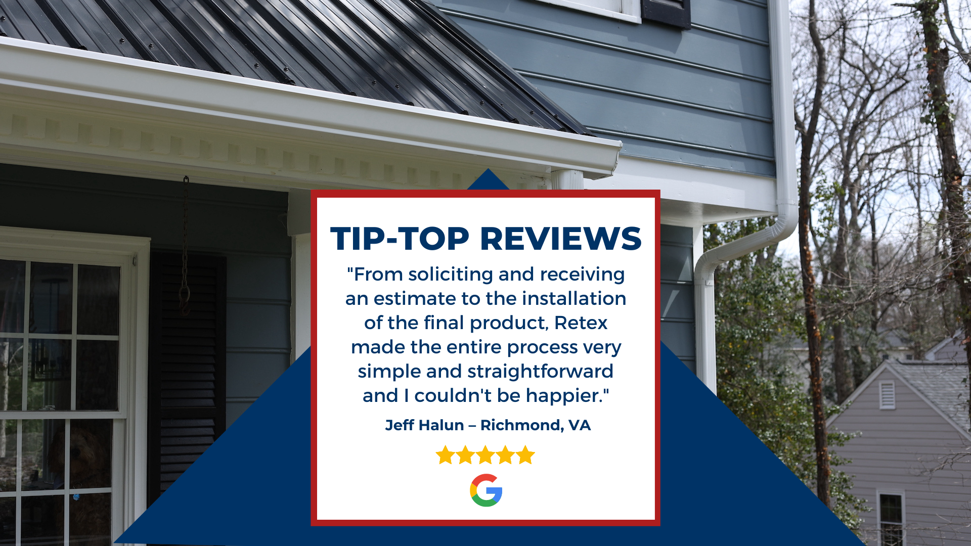 Client Google review: