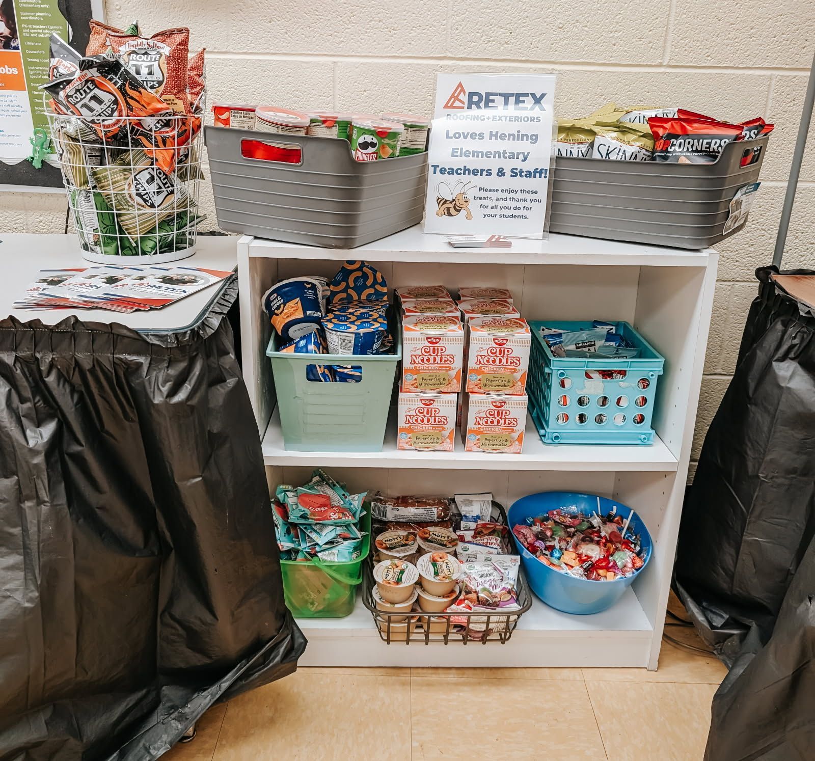 RETEX sponsored the teachers and staff at a local elementary school in. North Chesterfield, VA in March 2025.