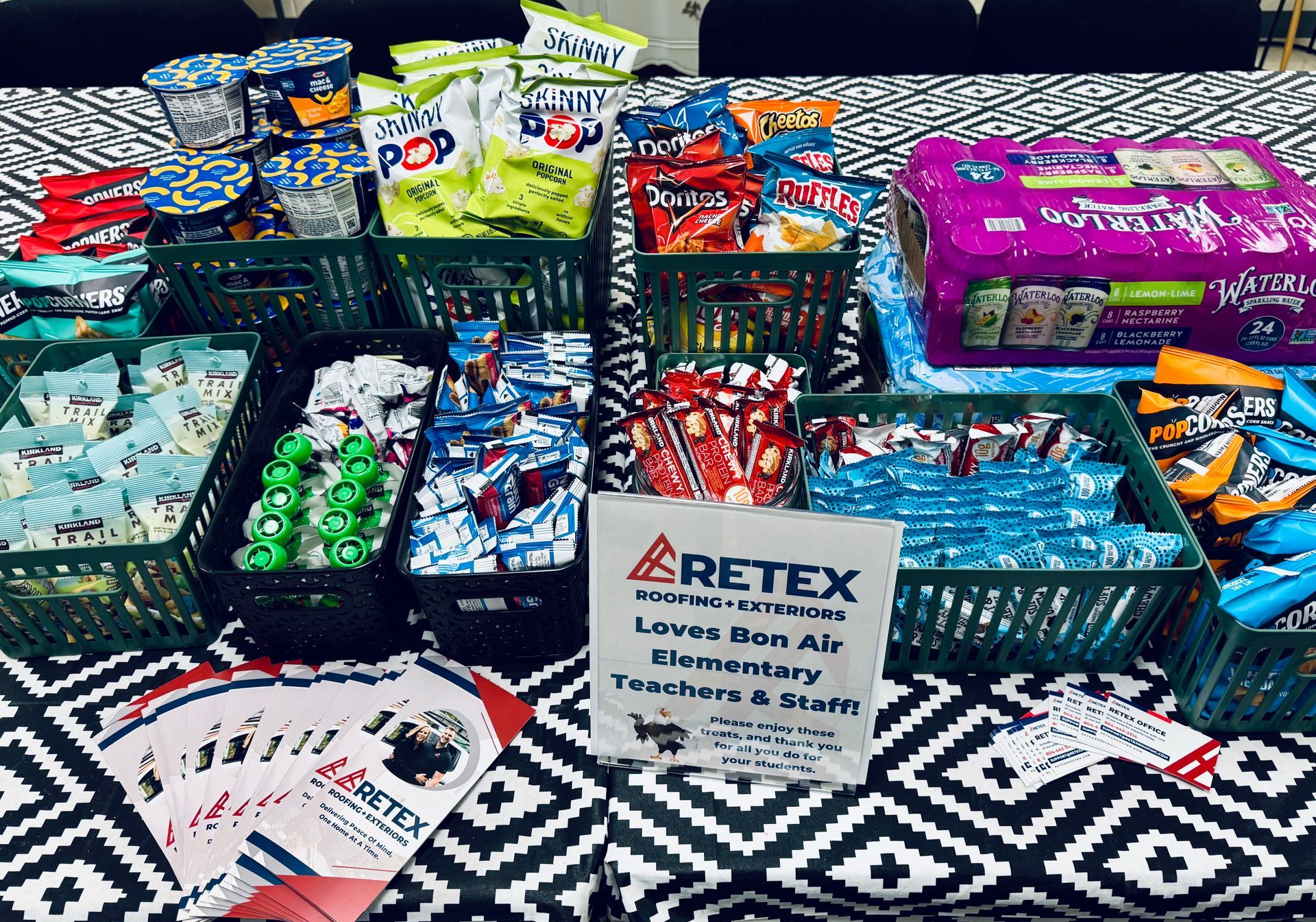 RETEX sponsored the teachers and staff at a local elementary school in. North Chesterfield, VA in March 2025.