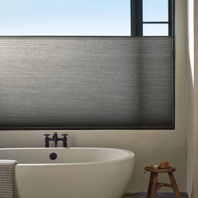 Norman Top-Down Bottom-Up Shade in Bathroom.