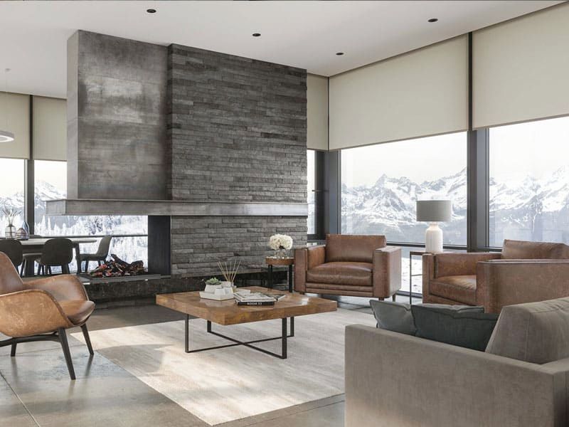 Room darkening roller shades for homes in Lexington and Louisville, KY