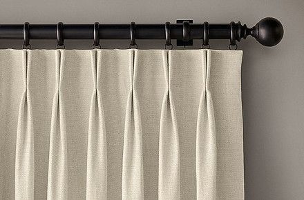 Custom Drapery fabric and pleated panels with rod for your Lexington or Louisville, KY home.