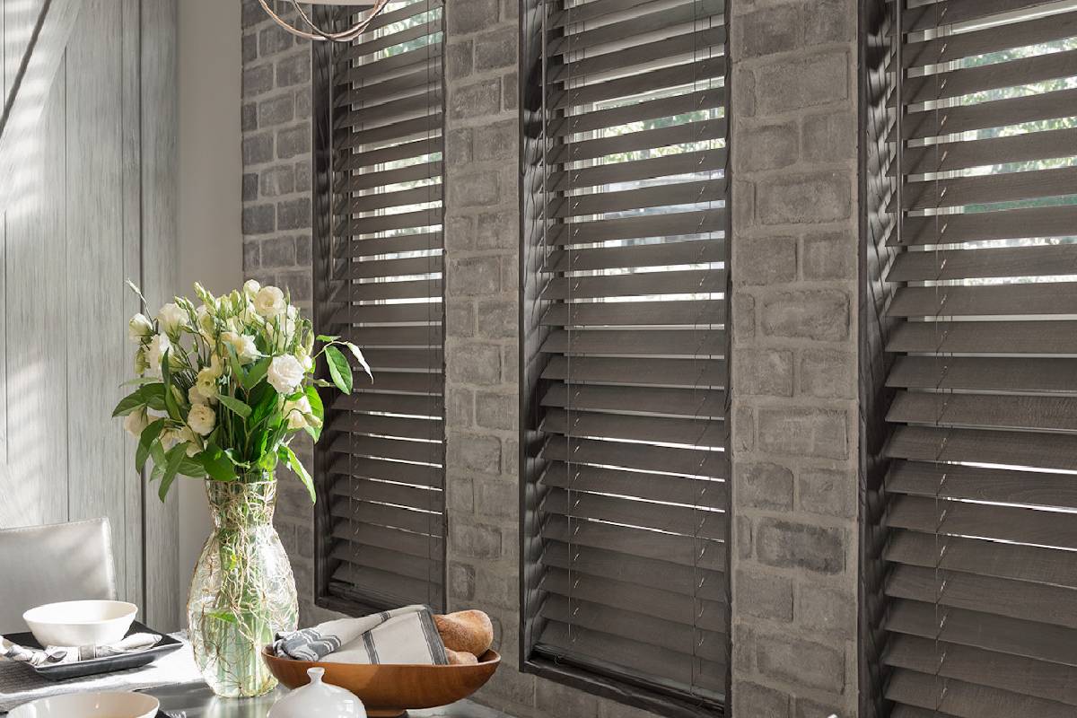 Gray blinds for homes in Lexington and Louisville, KY