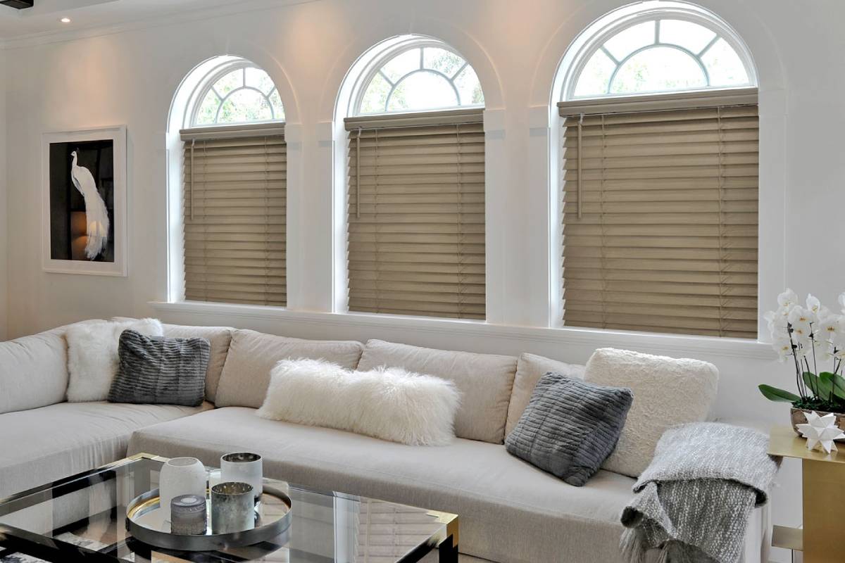 SmartPrivacy® Normandy® Wood Blinds, window blinds, blackout blinds near Lexington and Louisville, Kentucky (KY)