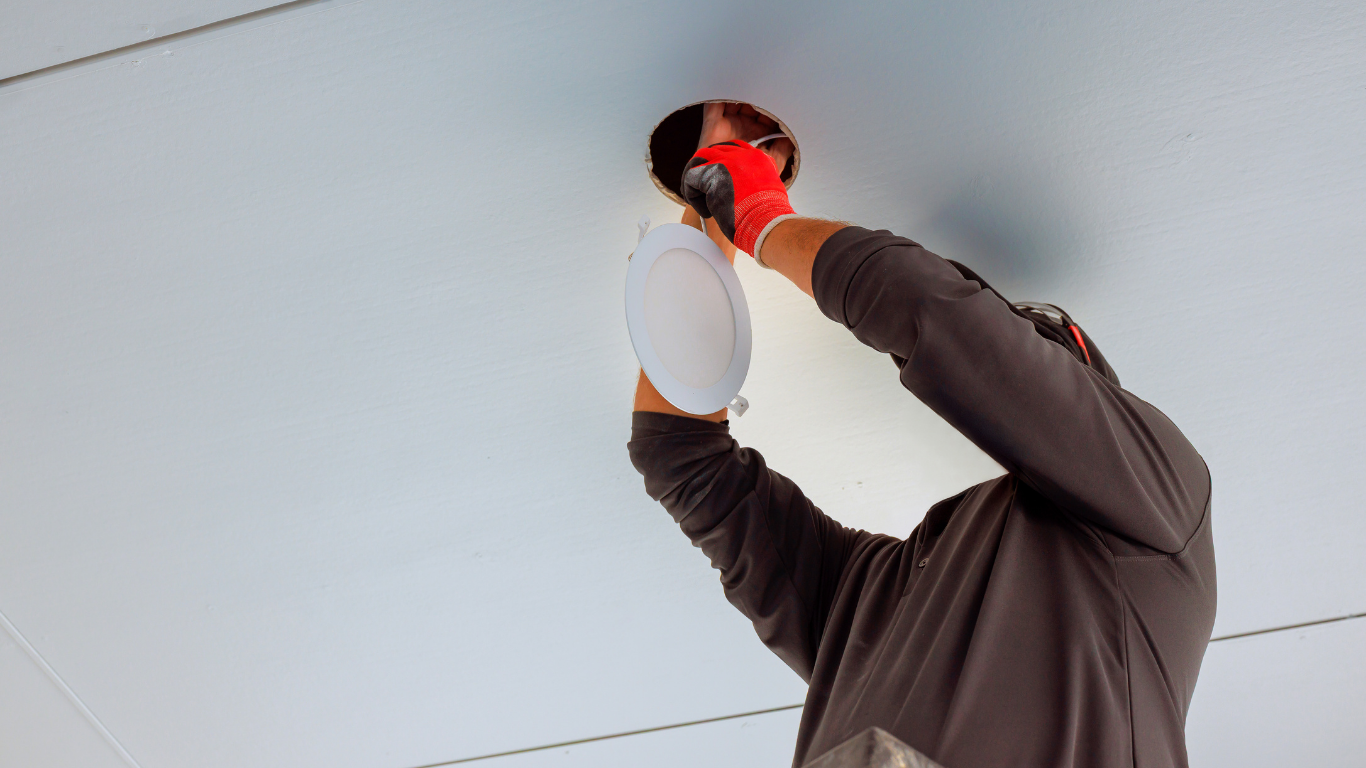 Light fixtures, ceiling fans, and smart wiring