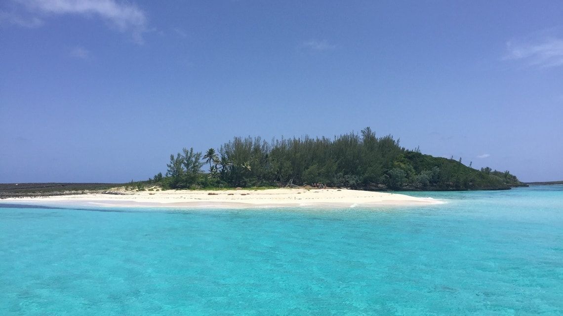 Ocean view of Bahamian Island