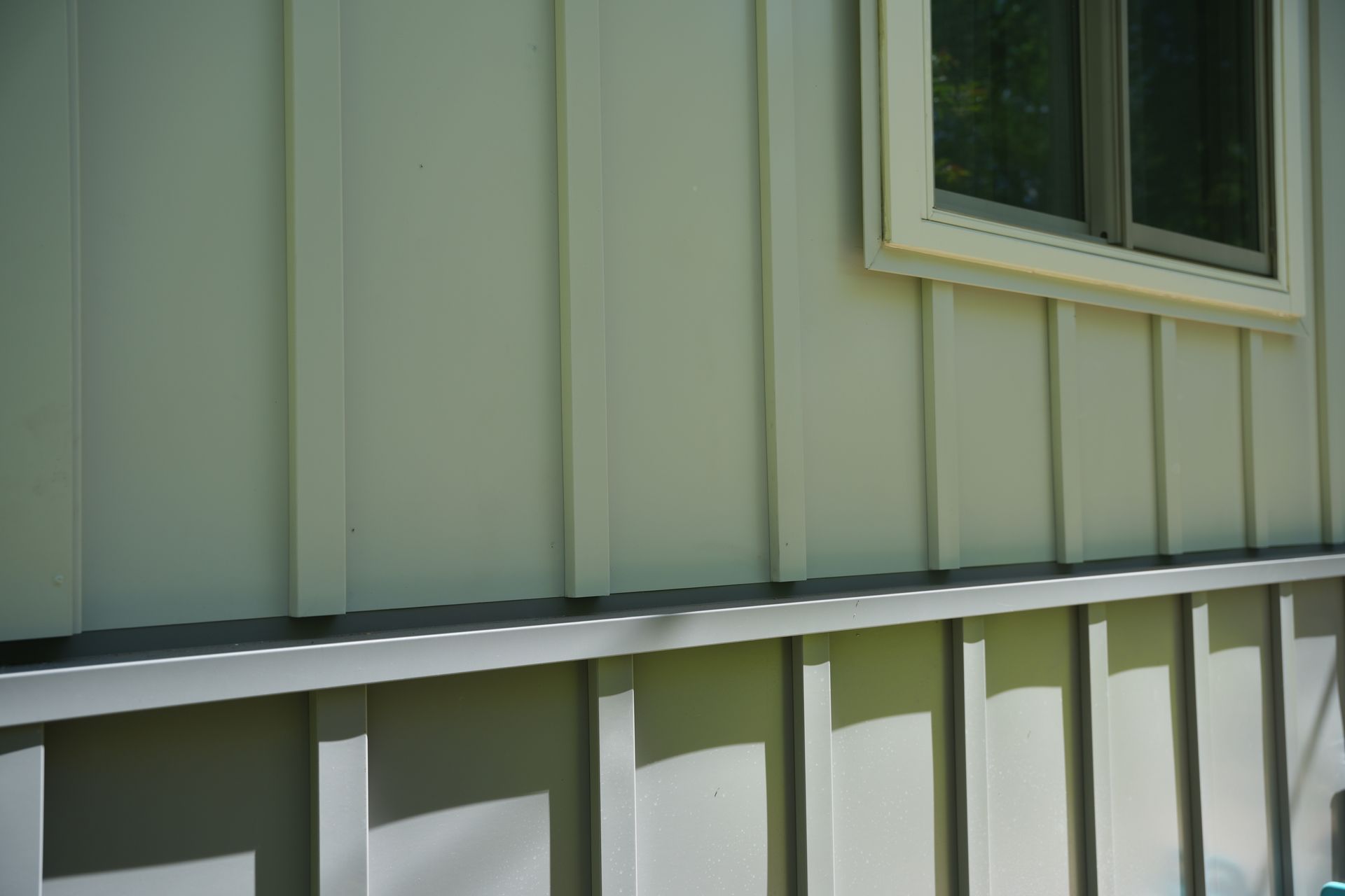 Metal Board and Batten Siding 