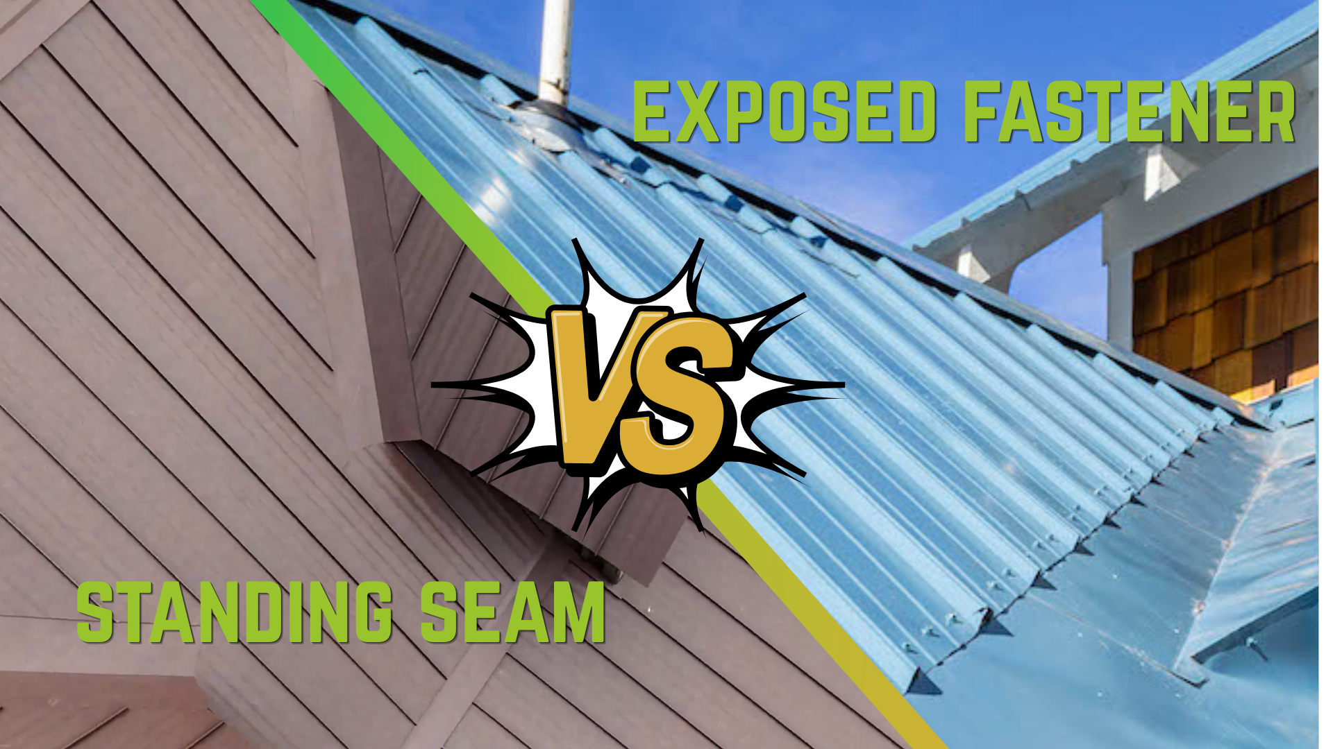 Standing Seam vs. Exposed Fastener Metal Roofing: Which Is Best?